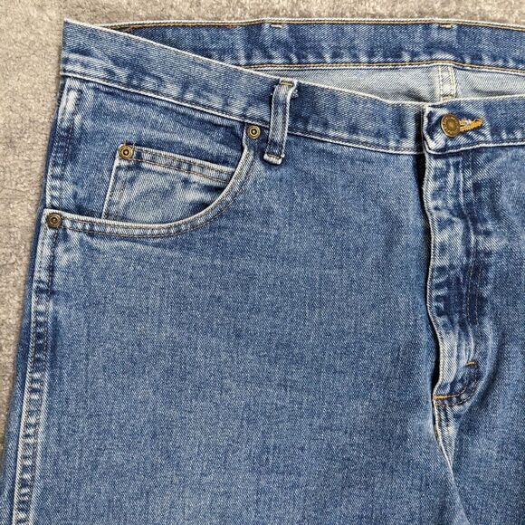 Wrangler Straight Leg Jeans Men‎ Size 40x32 Blue 100% Cotton - Picture 3 of 13